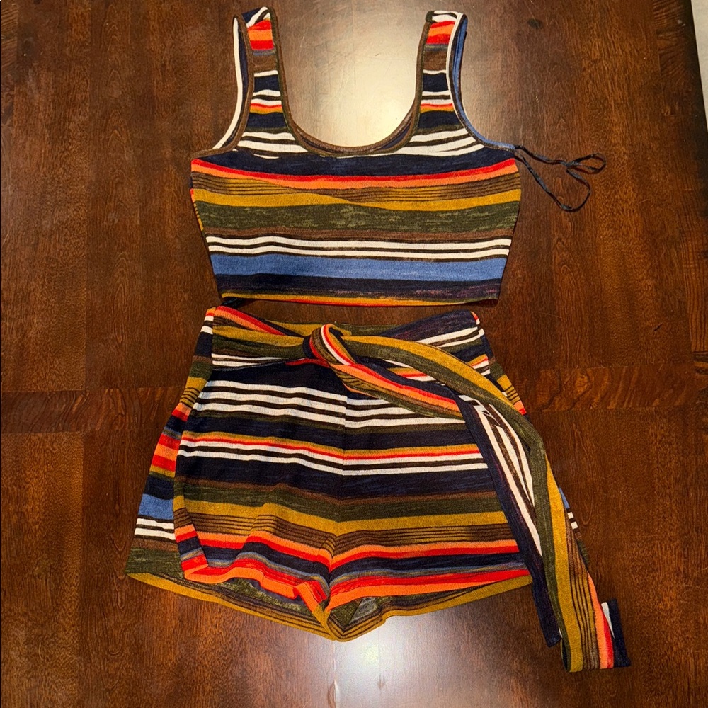 Wild Honey Multicolor Striped Women Shorts